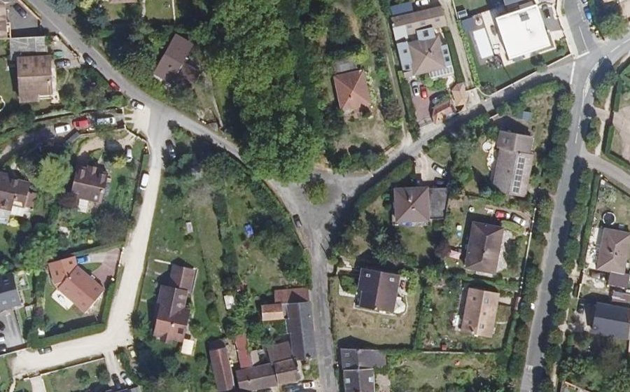 Vue aérienne du Rue du Bon Noyer