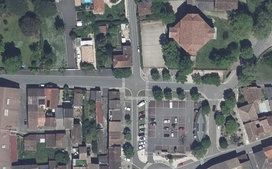Vue aérienne du Mini-giratoire n°1442003342