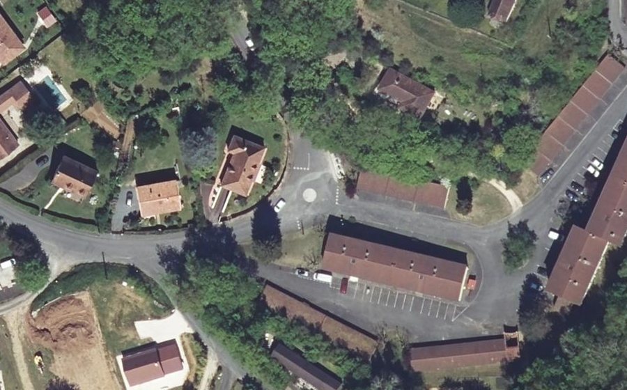 Vue aérienne du Mini-giratoire n°1445122594
