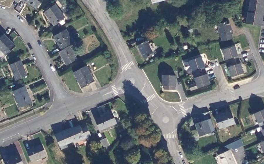 Vue aérienne du Mini-giratoire n°1446851652