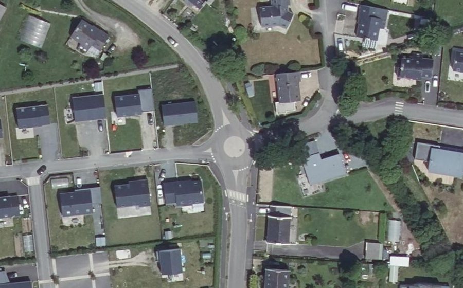 Vue aérienne du Mini-giratoire n°1448666638
