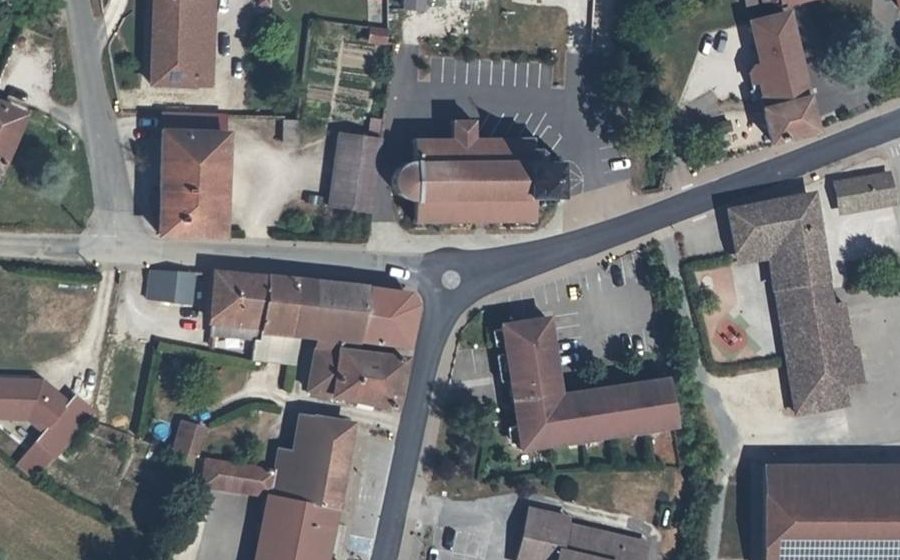 Vue aérienne du Mini-giratoire n°1449366831