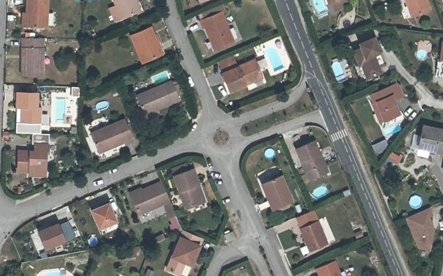 Vue aérienne du Mini-giratoire n°1449382792