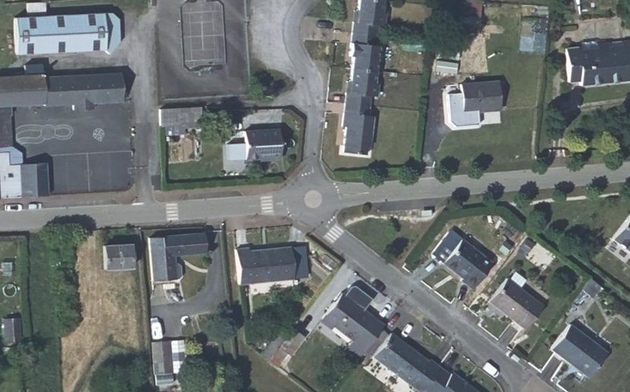 Vue aérienne du Mini-giratoire n°1450035567