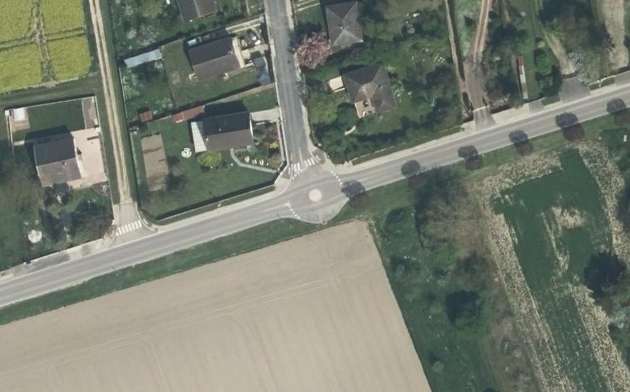 Vue aérienne du Mini-giratoire n°1453721341