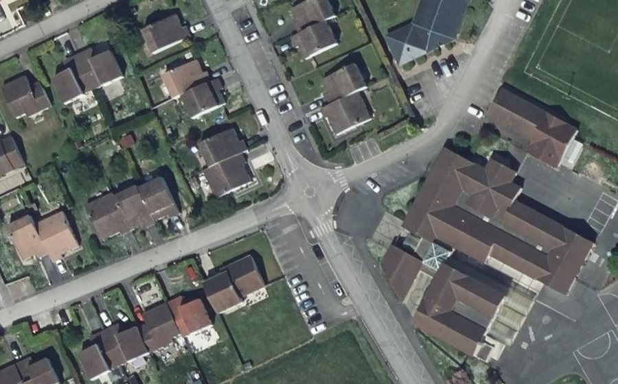 Vue aérienne du Mini-giratoire n°1453741802