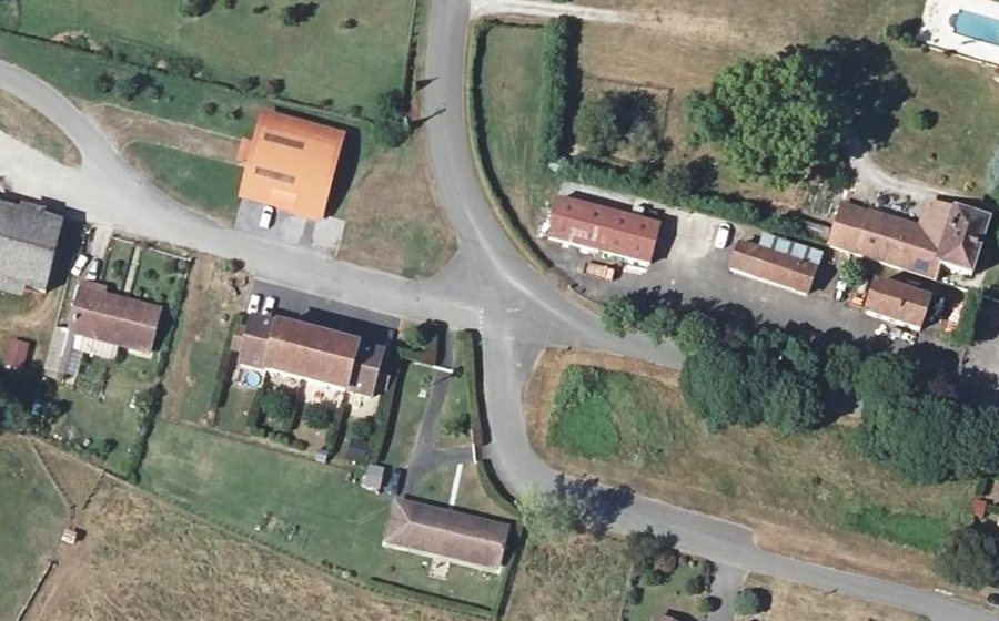 Vue aérienne du Mini-giratoire n°1455307652
