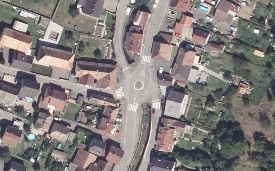 Vue aérienne du Rue du Vieil Armand
