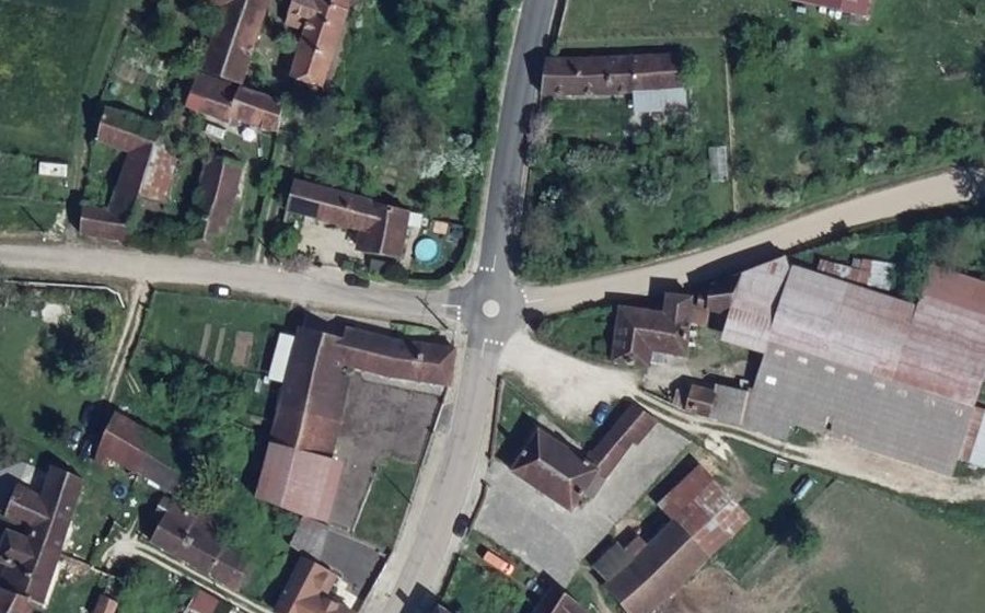 Vue aérienne du Mini-giratoire n°1457044025