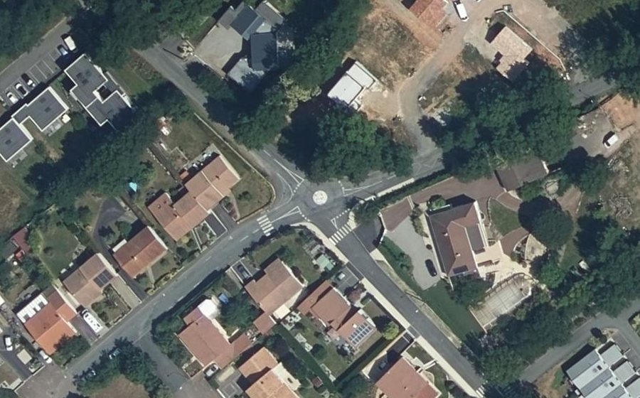 Vue aérienne du Mini-giratoire n°1459206263