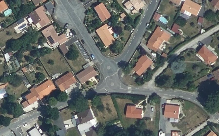 Vue aérienne du Mini-giratoire n°1459338678