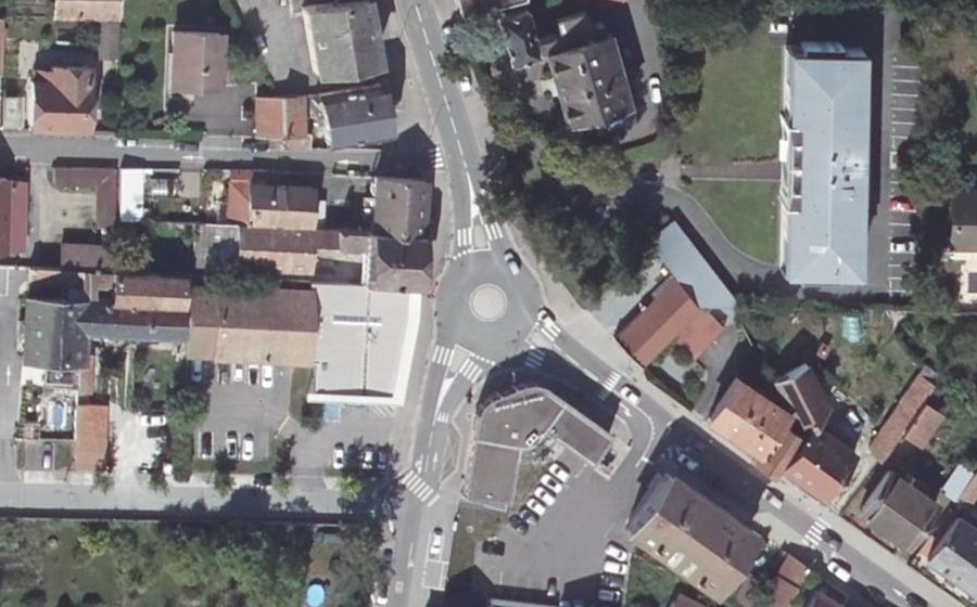 Vue aérienne du Mini-giratoire n°1460503636