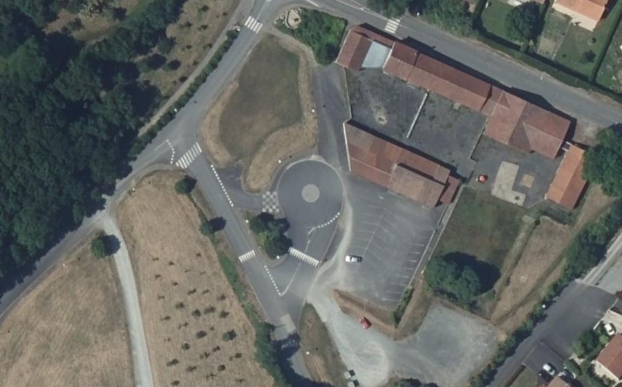 Vue aérienne du Mini-giratoire n°1468589681