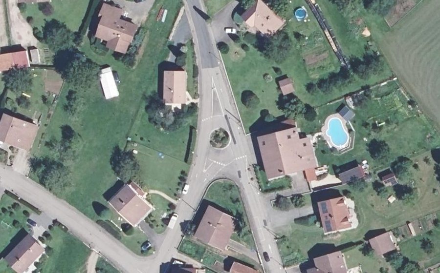 Vue aérienne du Mini-giratoire n°1472239107