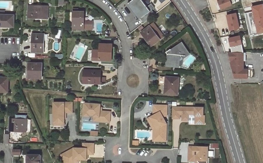 Vue aérienne du Mini-giratoire n°1473213675