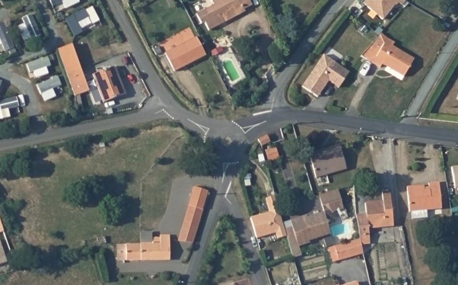 Vue aérienne du Mini-giratoire n°1473454333
