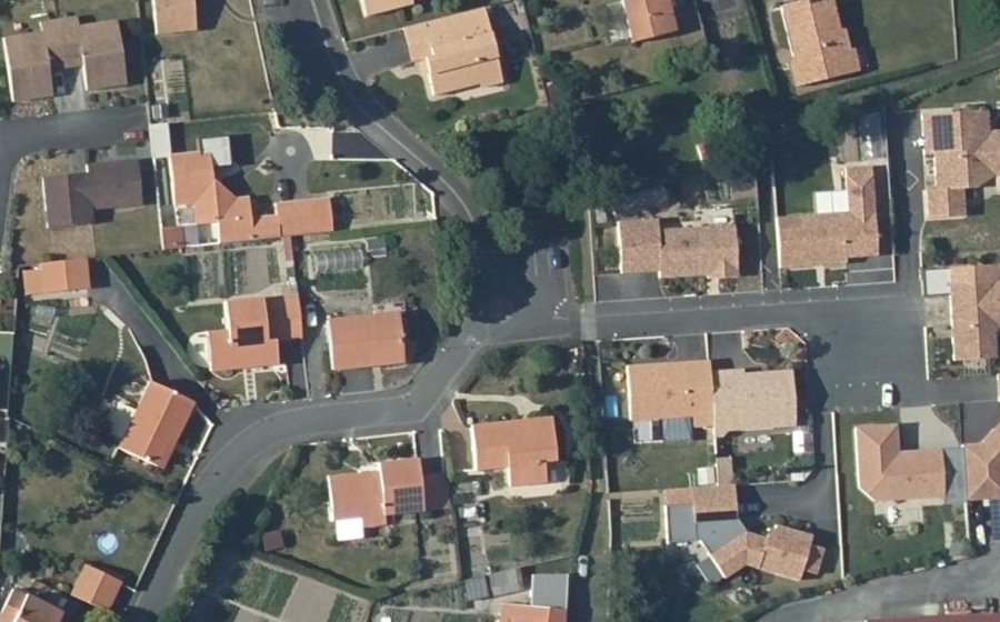 Vue aérienne du Mini-giratoire n°1478220539