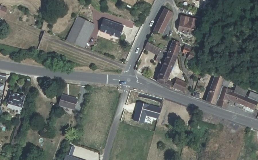 Vue aérienne du Mini-giratoire n°1478883033