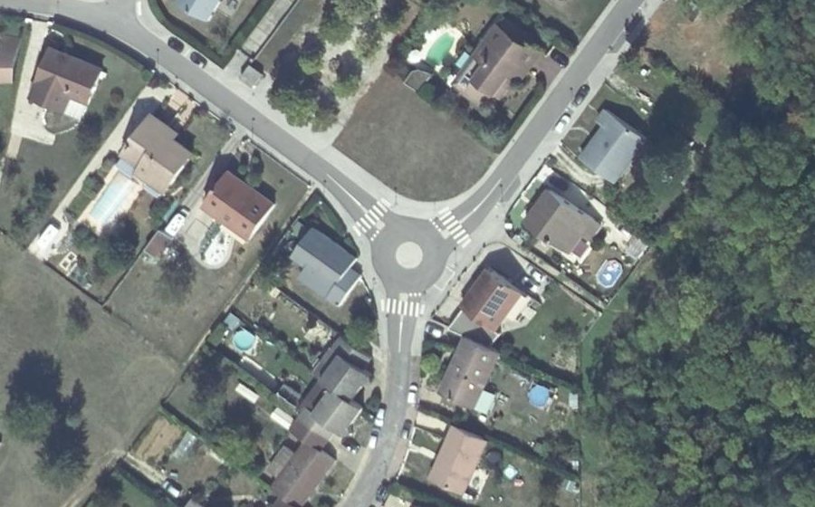 Vue aérienne du Mini-giratoire n°1480143702