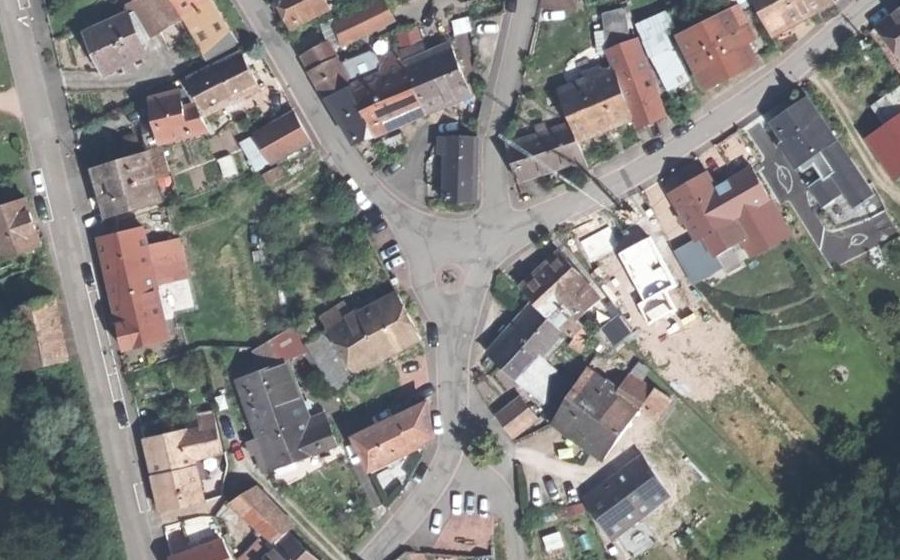 Vue aérienne du Mini-giratoire n°1481260108