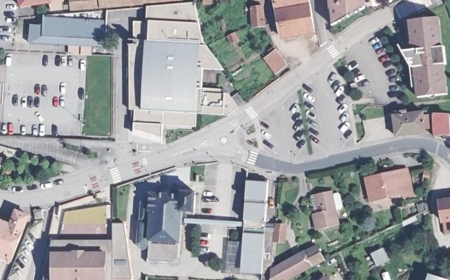 Vue aérienne du Mini-giratoire n°1483984168