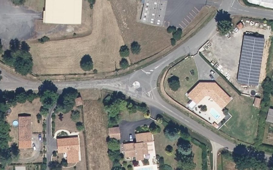 Vue aérienne du Mini-giratoire n°1488507515