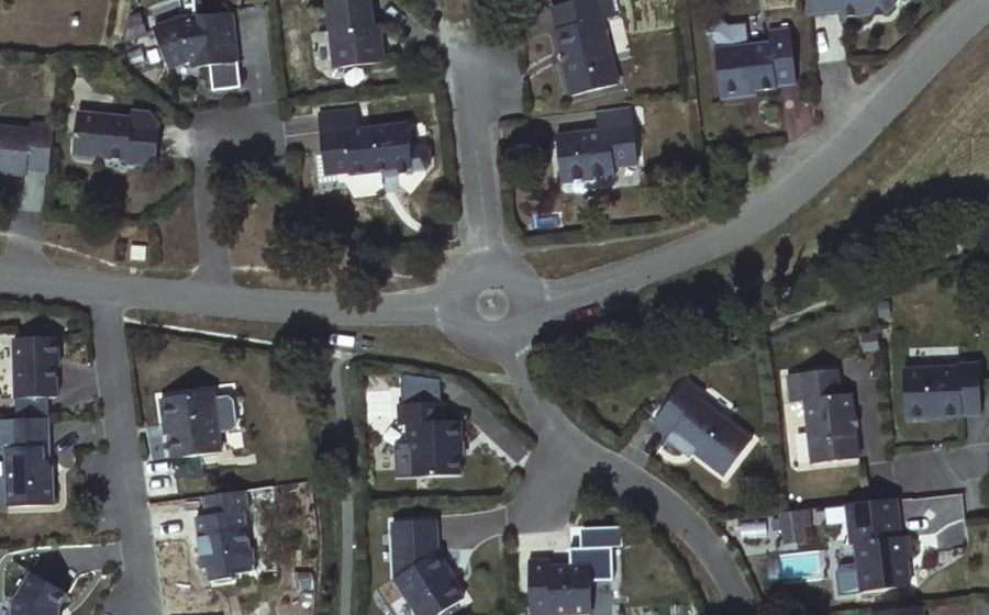 Vue aérienne du Mini-giratoire n°1489424586