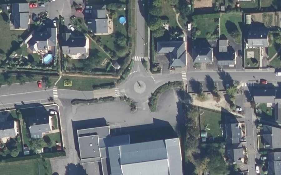Vue aérienne du Mini-giratoire n°1489681675