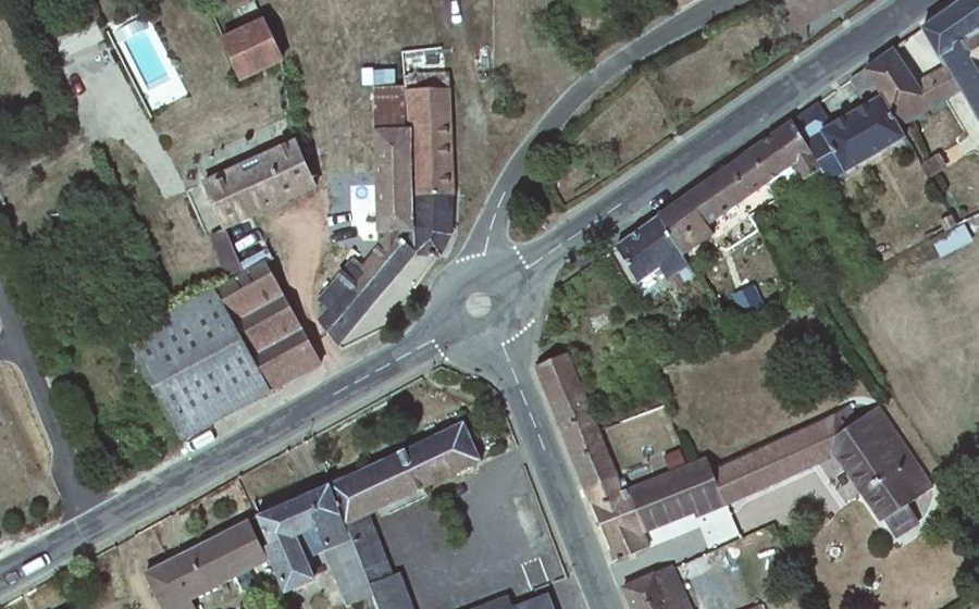 Vue aérienne du Mini-giratoire n°1489690019