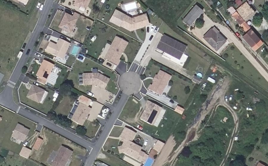 Vue aérienne du Mini-giratoire n°1490181643
