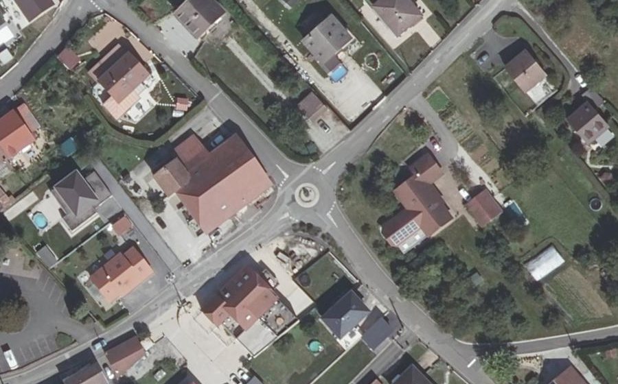Vue aérienne du Mini-giratoire n°1491582775