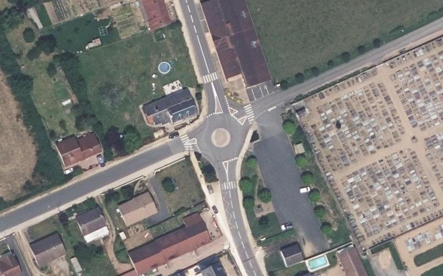 Vue aérienne du Mini-giratoire n°1491993279