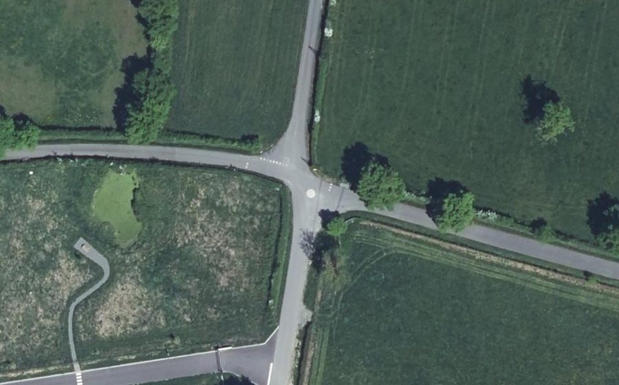 Vue aérienne du Mini-giratoire n°1494045944
