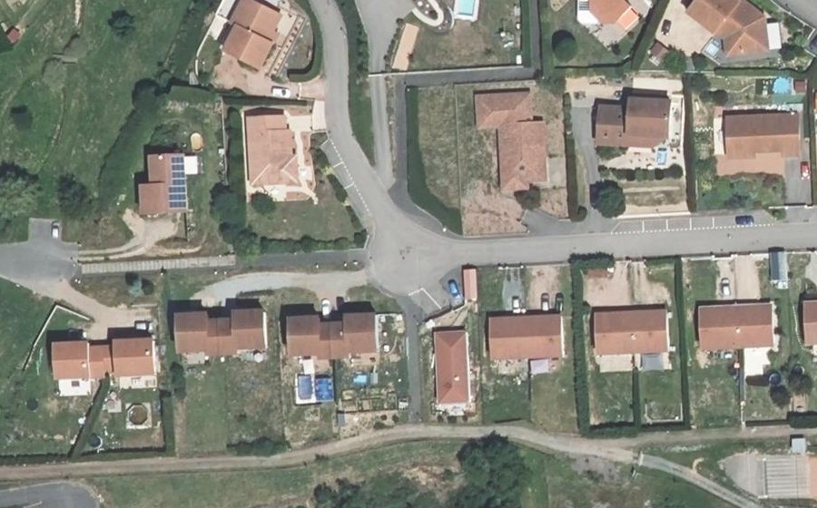 Vue aérienne du Mini-giratoire n°1494172013