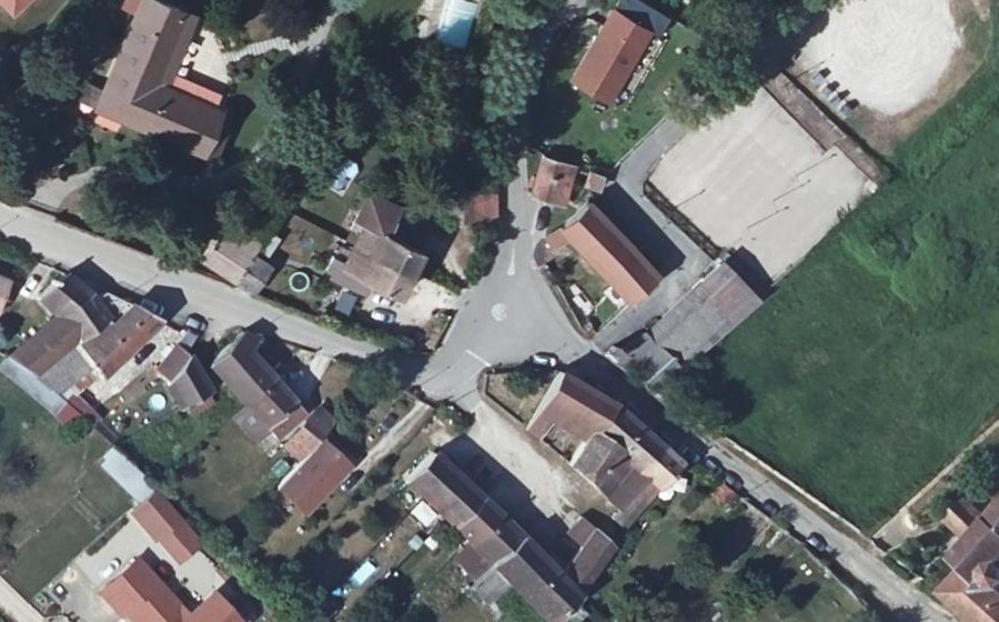Vue aérienne du Mini-giratoire n°1499812199