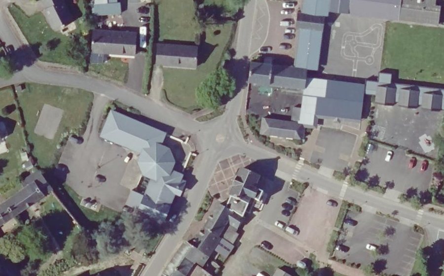 Vue aérienne du Mini-giratoire n°1500078103
