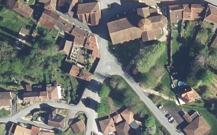 Vue aérienne du Mini-giratoire n°1500309608