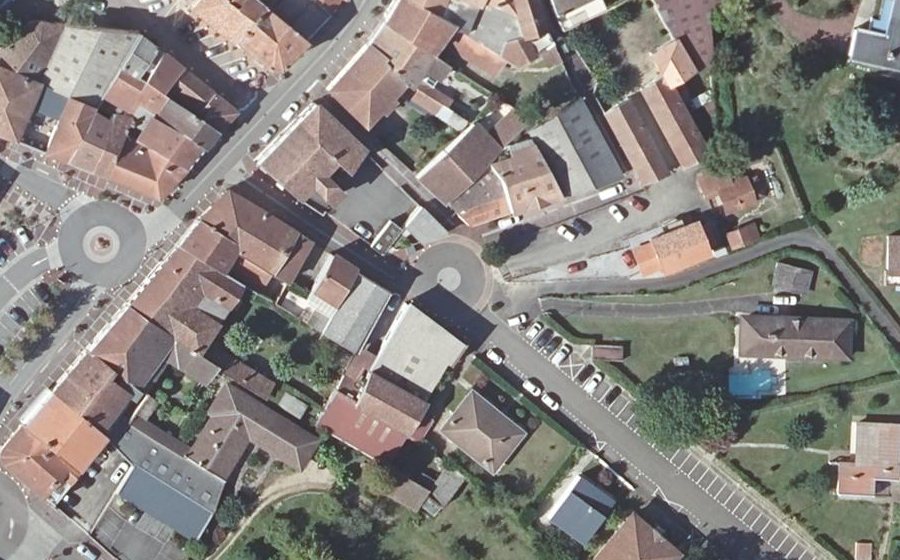 Vue aérienne du Mini-giratoire n°1500470402