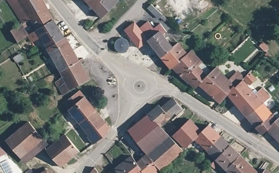 Vue aérienne du Mini-giratoire n°1505256797