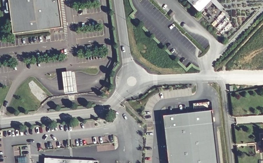 Vue aérienne du Mini-giratoire n°1505266021