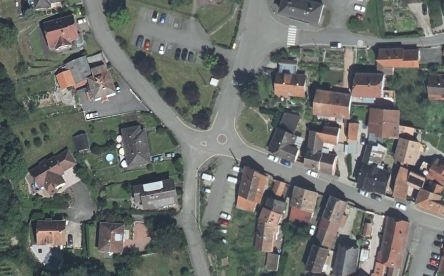 Vue aérienne du Mini-giratoire n°1505303634