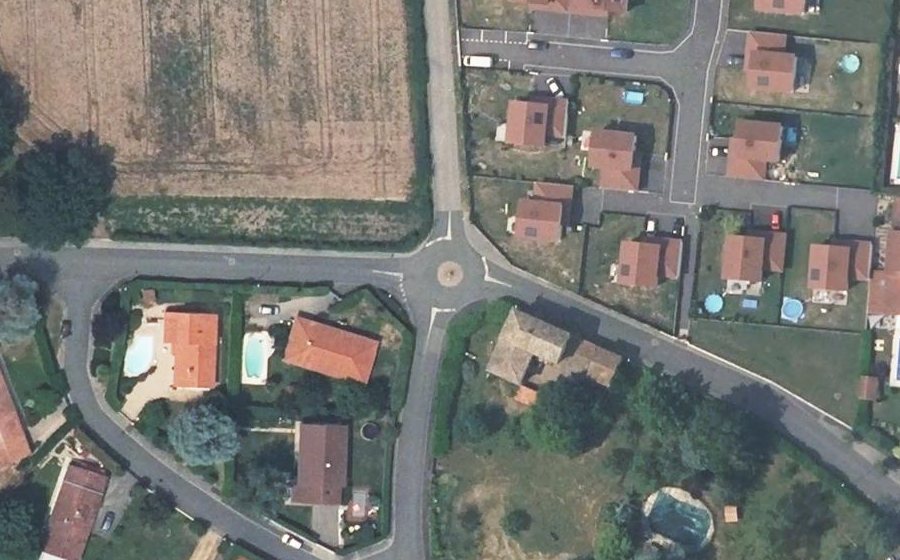 Vue aérienne du Mini-giratoire n°1509486485