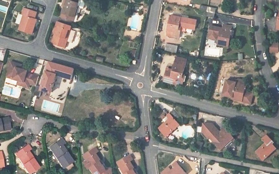 Vue aérienne du Mini-giratoire n°1509486499