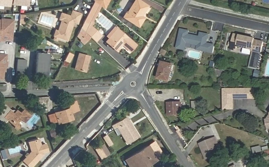 Vue aérienne du Mini-giratoire n°1509501943