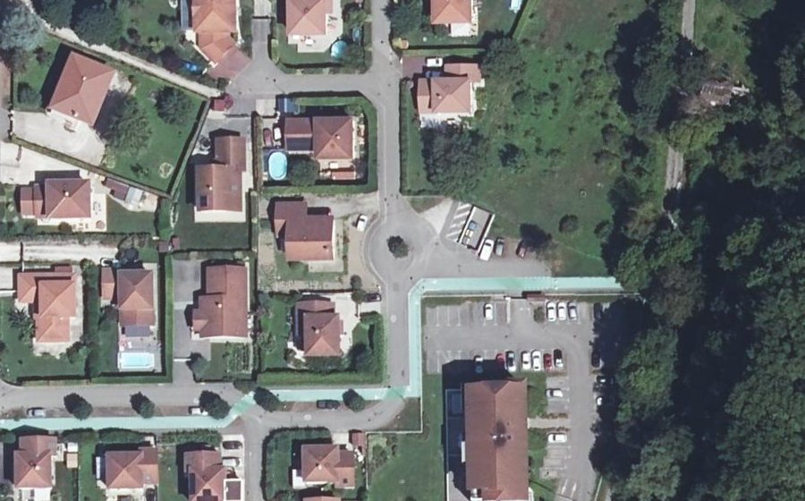 Vue aérienne du Mini-giratoire n°1509982544
