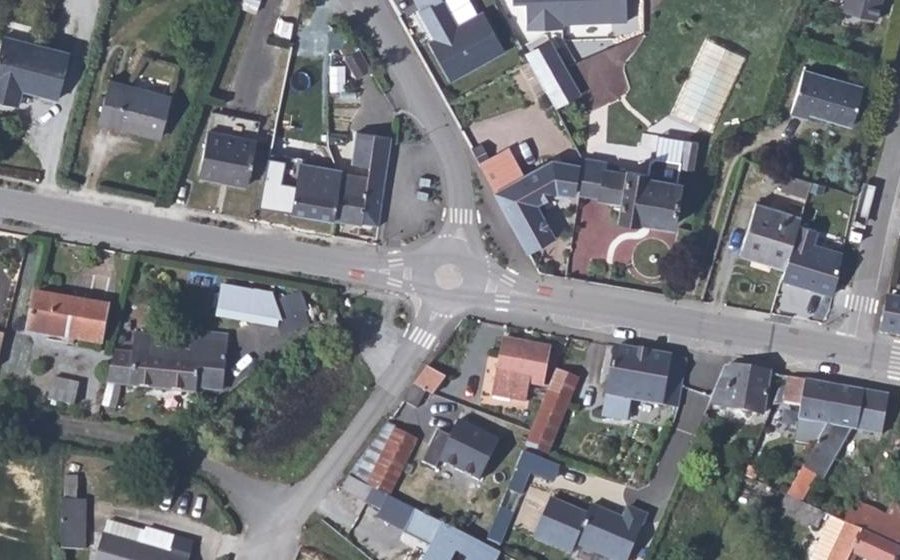 Vue aérienne du Mini-giratoire n°1512556821