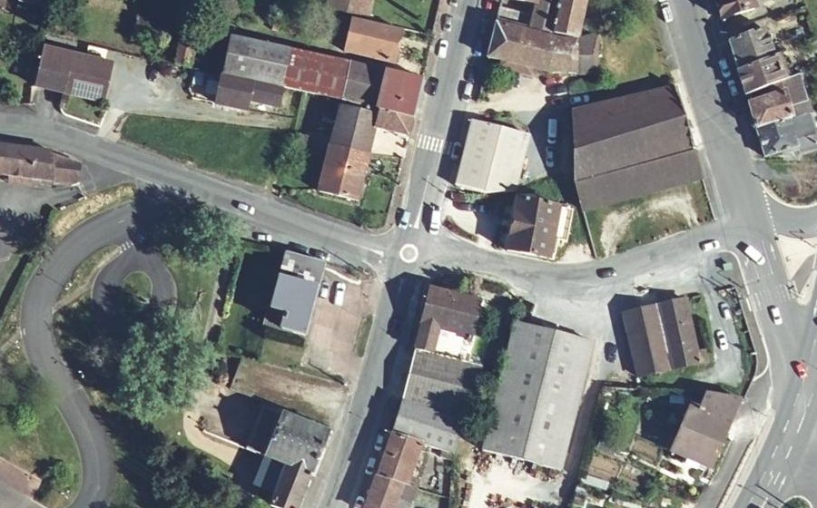 Vue aérienne du Mini-giratoire n°1515020971