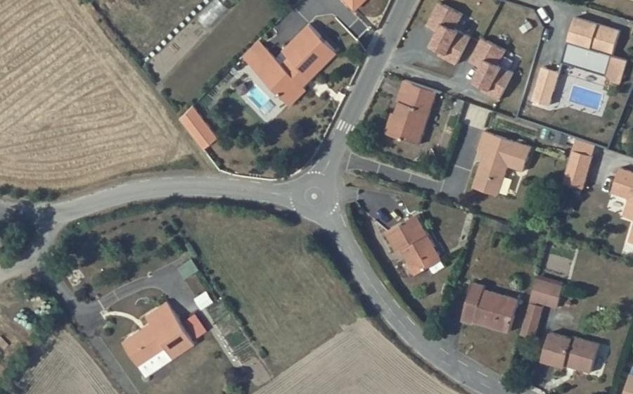 Vue aérienne du Mini-giratoire n°1515368469