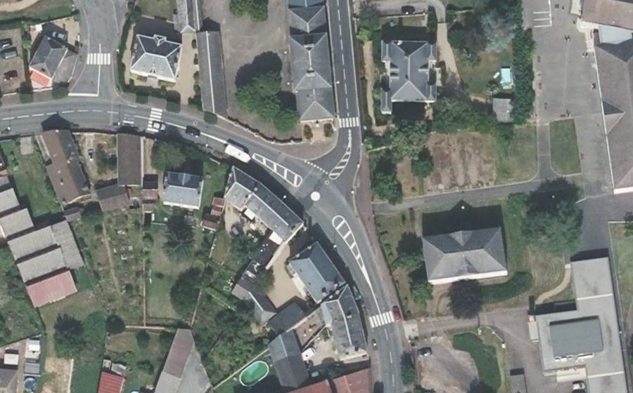Vue aérienne du Mini-giratoire n°1522112178