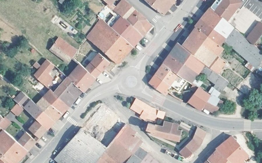 Vue aérienne du Mini-giratoire n°1528504225
